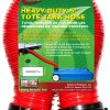 RV Sewer Hose Valterra Vinyl 5ft Red Hose-1