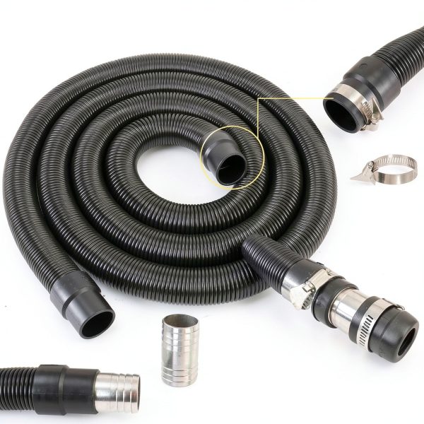 MytheeTale RV Sewer Hose 28ft Black Plastic-4