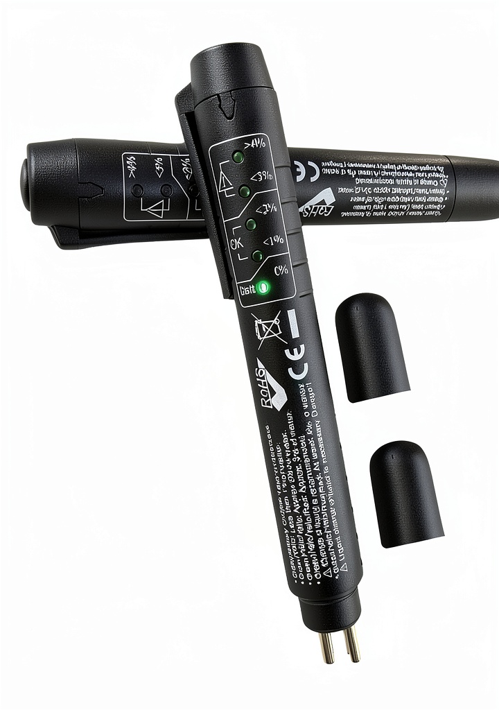 UGSHY car brake oil test pen in hand