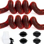LITBM RV Sewer Hose 24mil TPE Red 20FT Heavy Duty-0