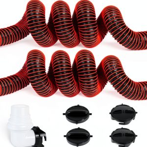 LITBM RV Sewer Hose 24mil TPE Red 20FT Heavy Duty-0
