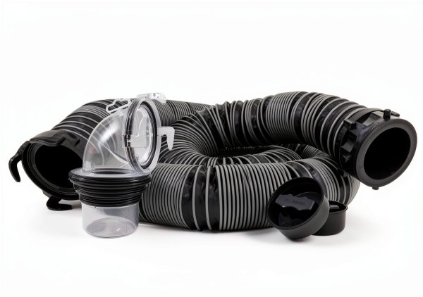 Valterra Sewer Hose Kit 15' Black Grey RV-7
