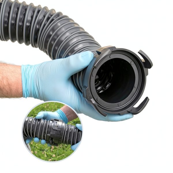 Valterra Sewer Hose Kit 15' Black Grey RV-3