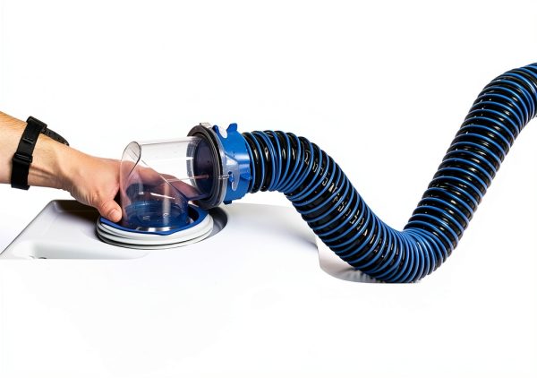 DUMPMAN RV Sewer Hose 3FT Blue PVC TPE-1