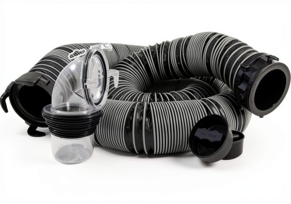 Valterra Sewer Hose Kit 15' Black Grey RV-0