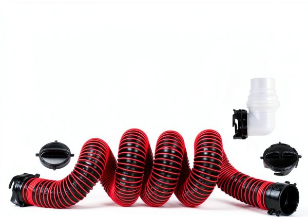 LITBM RV Sewer Hose 24mil TPE Red 20FT Heavy Duty-4