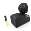 Universal Seat Organizer HHGKPVX Leather Bench Console SFX Black-3