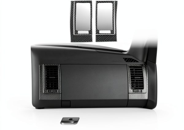 Toyota Tundra carbon fiber console trim Fobren 3D Scratch Resistant-2