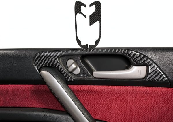 Winterwell Fiber Bench Console for Honda Civic Si 2001-2005 Black-2