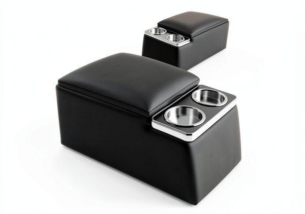 Universal Seat Organizer HHGKPVX Leather Bench Console SFX Black-0