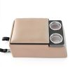 CRMDF Rear Bench Seat Console Organizer with Cup Holders QMJGH028-5