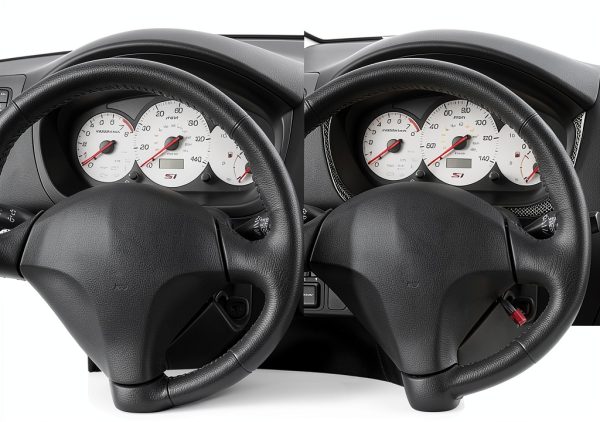 Carbon Fiber Seat Console Winterwell BT-2003-09 for Honda Civic Si-2