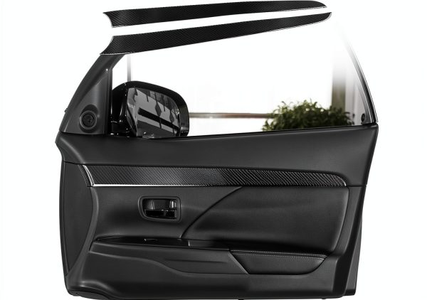 Steering Wheel Sticker Fobren Fiber for Mitsubishi Outlander 2014-2016-1