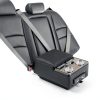 AceRide Car Center Console Organizer Black PU Leather Storage Box-1