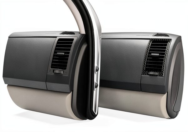 Toyota Tundra Seat Console Carbon Fiber Trim Fobren FTTT-010 Black-3