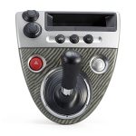 Winterwell Carbon Fiber Car Console for Honda Civic Si Waterproof-0