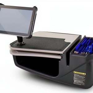 AutoExec Desk with Grip Surface and Pullout Tablet Mount AUE10004-0