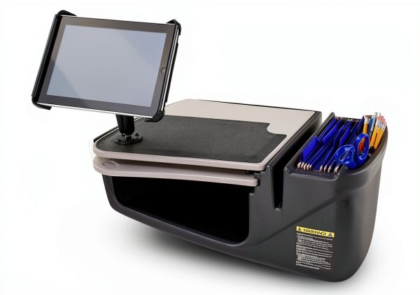 AutoExec Desk with Grip Surface and Pullout Tablet Mount AUE10004-0