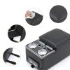 AceRide Car Center Console Organizer Black PU Leather Storage Box-6