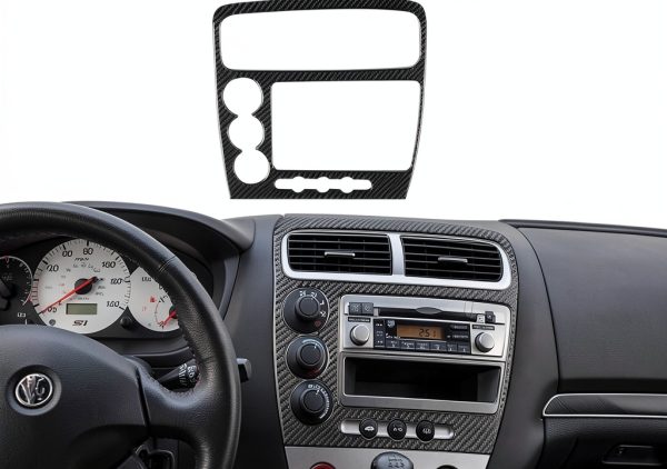 Winterwell Carbon Fiber Bench Seat Console for Honda Civic Si-1