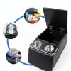 Universal Seat Organizer HHGKPVX Leather Bench Console SFX Black-2