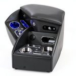 Car Rear Seat Armrest GearUp Universal Bench Console with Cup Holder-0