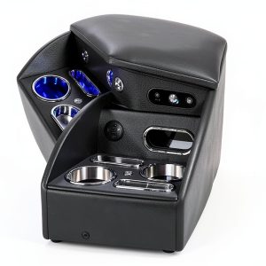 Car Rear Seat Armrest GearUp Universal Bench Console with Cup Holder-0