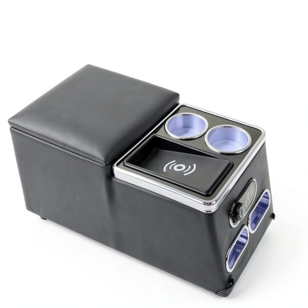 Console Organizer QBselecar with Fast Wireless Charging AB-1065D-QB-3