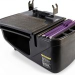 Car Desk AutoExec GripMaster Black with Built‑In Printer Stand-0
