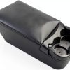Universal Truck Bench Seat Console with Cup Holders Grey by LOOYE-0