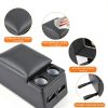 Car Center Console AceRide Universal Rear Bench Organizer Carbon Fibre-4