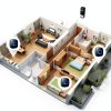 Wireless Doorbell PHYSEN Home Kit 58 Melodies 1300ft Waterproof Black-2