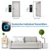 Wireless Doorbell PHYSEN Home Kit 58 Melodies 1300ft Waterproof Black-3