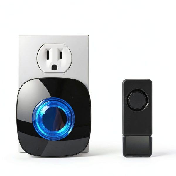 Wireless Doorbell PHYSEN Home Kit 58 Melodies 1300ft Waterproof Black-7