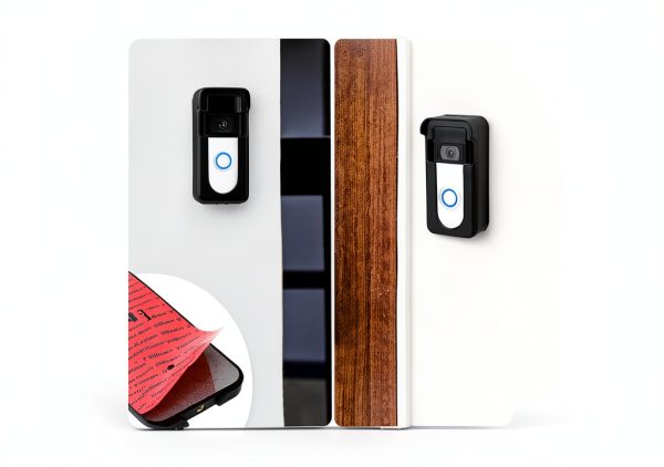 Adhesive Doorbell Mount CaGuan Tech No-Drill Anti-Theft Cover-2