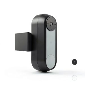 Wasserstein Anti-Theft Mount for Google Nest Doorbell No Drill Black-0