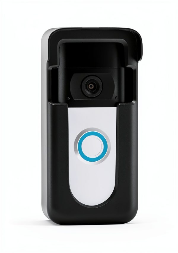 Adhesive Doorbell Mount CaGuan Tech No-Drill Anti-Theft Cover-0