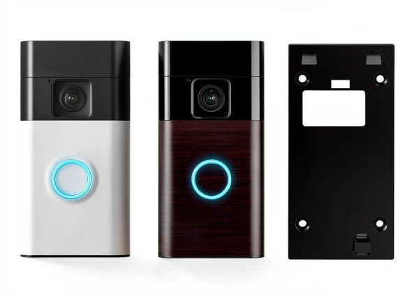 No-Drill Doorbell Mount for All-new Battery Doorbell (2024 Release), Strong Adhesive Doorbell Mounting Plate Holder Bracket Accessories for Apartment Rentals Office-1