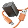 Fast Charger Cable for Ring Video Doorbell 2/3/4, Orange USB Power-0