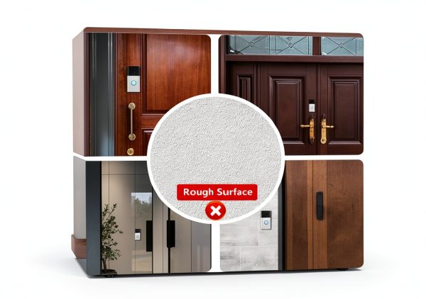 No-Drill Doorbell Mount for All-new Battery Doorbell (2024 Release), Strong Adhesive Doorbell Mounting Plate Holder Bracket Accessories for Apartment Rentals Office-3