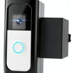 Anti Theft Doorbell Mount Mamerry RDM-01 Black No-Drill Kit-0