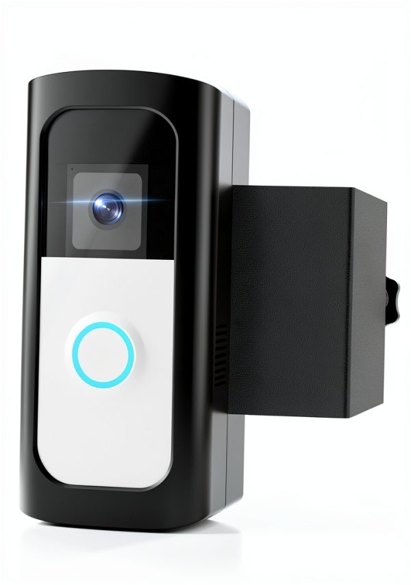Anti Theft Doorbell Mount Mamerry RDM-01 Black No-Drill Kit-0