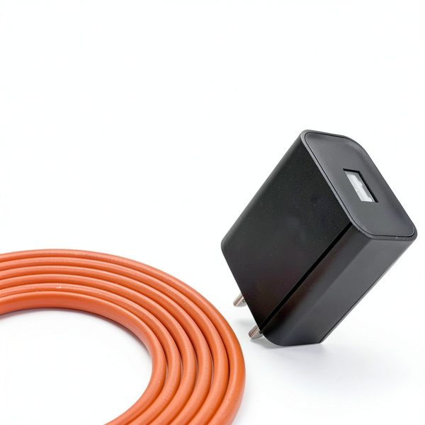 Fast Charger Cable for Ring Video Doorbell 2/3/4, Orange USB Power-3