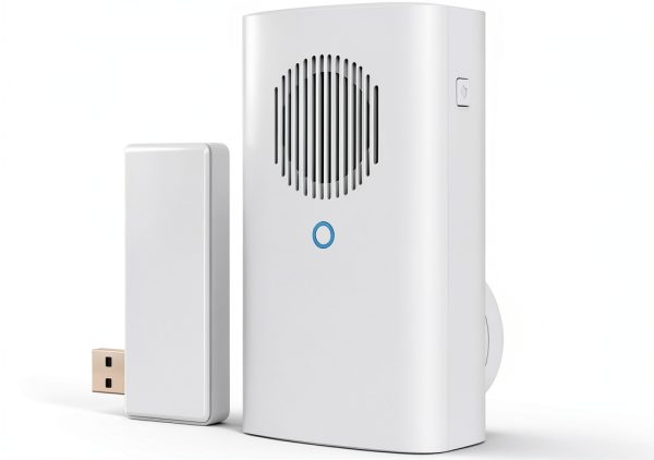 eufy Security Video Doorbell Add-on Chime 2K Battery White Outdoor-0