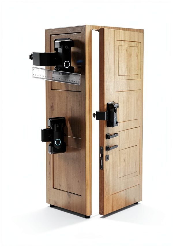 COOLWUFAN Anti-Theft Video Doorbell Mount - Adjustable Height No-Drill-3