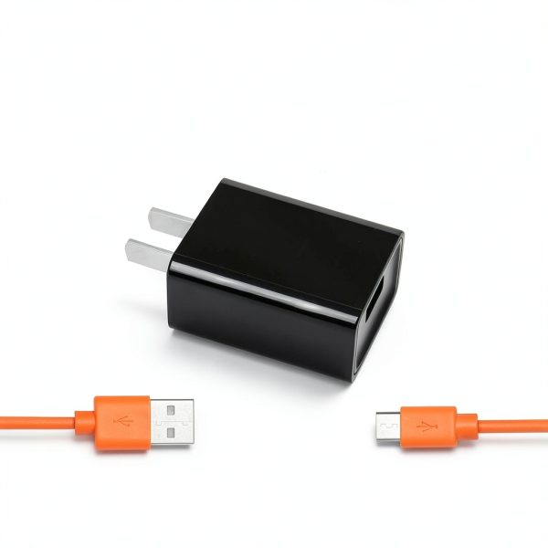 Fast Charger Cable for Ring Video Doorbell 2/3/4, Orange USB Power-5