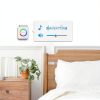TECKNET Wireless Doorbell, Door Bell 0-120dB, 1300 ft Wireless Range, IP65 Waterproof Classroom Doorbells, 60 Chimes & 5 Volume Levels, RGB Light for Home Kid Room Office Hearing Impaired-5