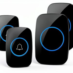 Wireless Doorbell Full House Waterproof Kit 1000ft Range 2 Button-0