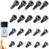 Video Doorbell Screws,Video Doorbell Replacement Screws- Fits All Video Doorbell Models (4Set /20pcs) (Black)-0
