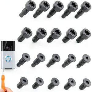 Video Doorbell Screws,Video Doorbell Replacement Screws- Fits All Video Doorbell Models (4Set /20pcs) (Black)-0